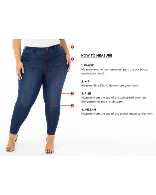 Celebrity Pink Blue Trendy Plus Size Mid Rise Infinite Stretch Dawson Super-skinny Jeans