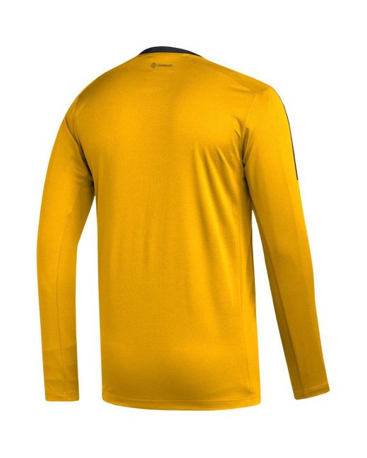 Adidas Yellow St. Louis Blues Aeroready Long Sleeve T-shirt for men