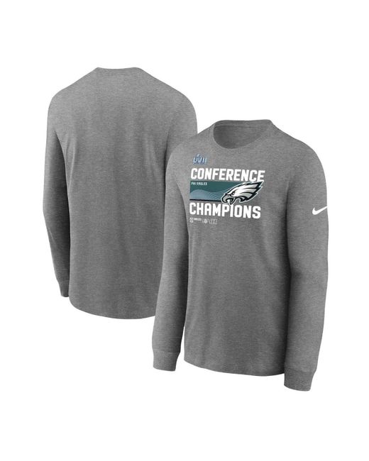 Nike Charcoal Philadelphia Eagles 2022 Nfc Champions Locker Room Trophy