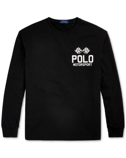 Polo Ralph Lauren Red Classic-fit Slub Jersey Graphic T-shirt for men