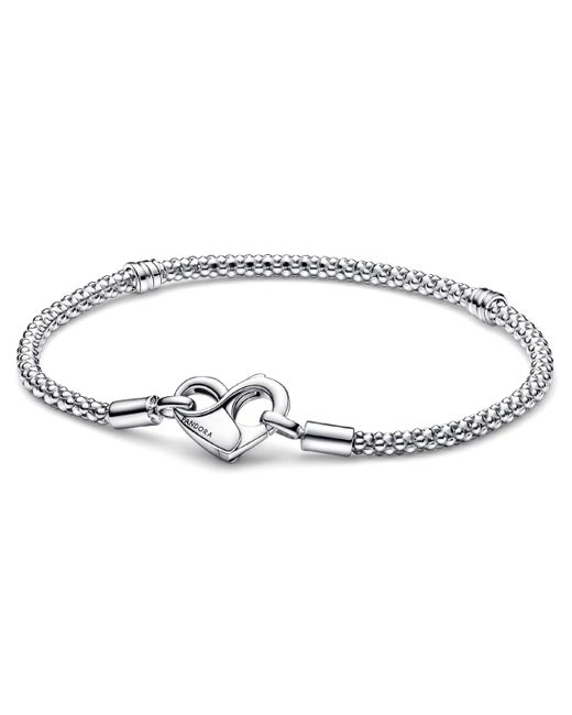 Pandora Metallic Moments Studded Chain Bracelet