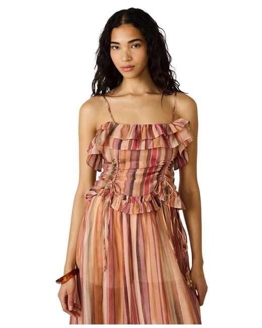 Steve Madden Multicolor Square Neck Top