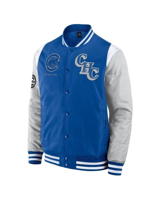 Fanatics Blue Chicago Cubs Elements Elite Full-snap Jacket for men