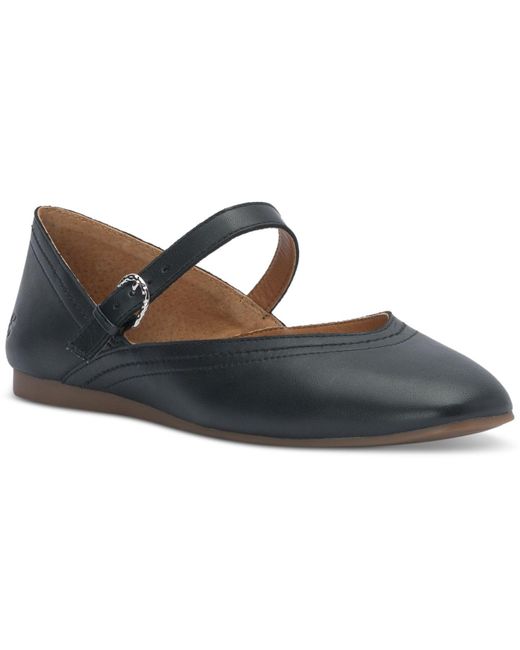 Lucky Brand Albajane Buckled Mary Jane Flats in Black Lyst