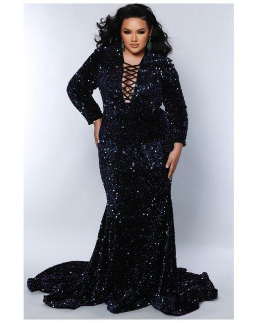 Johnathan Kayne for Sydneys Closet Women's Black Long Sleeve