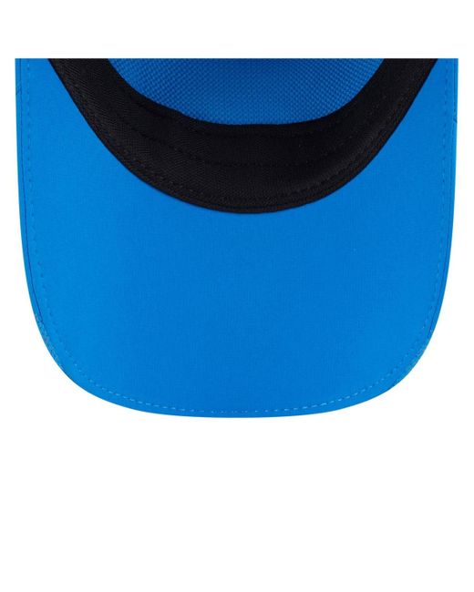 KTZ Blue Detroit Lions 2025 Sideline Runner Adjustable Hat for men