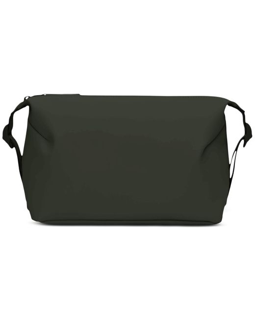 Rains Black Hilo Toiletry Bag for men