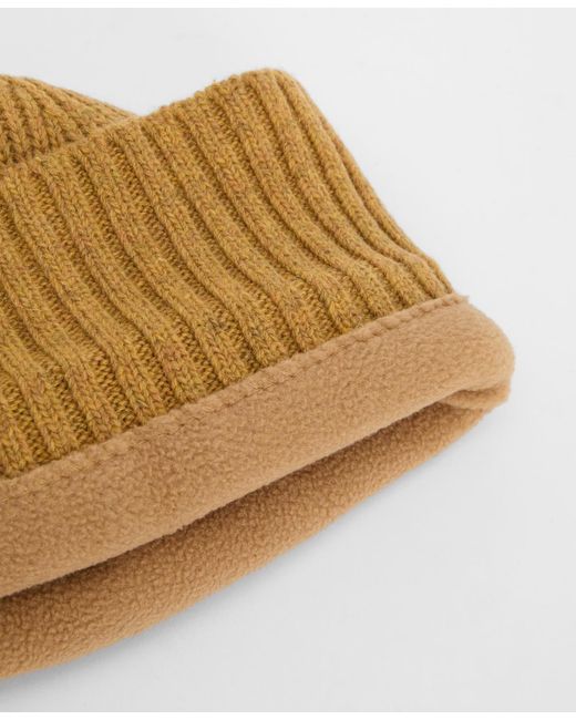 Barbour Brown Carlton Beanie for men