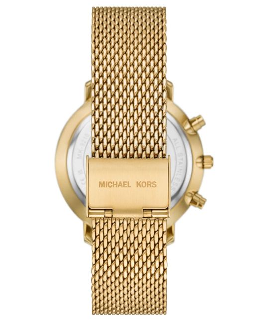 Michael Kors Metallic Blake Multifunction Mesh Watch for men