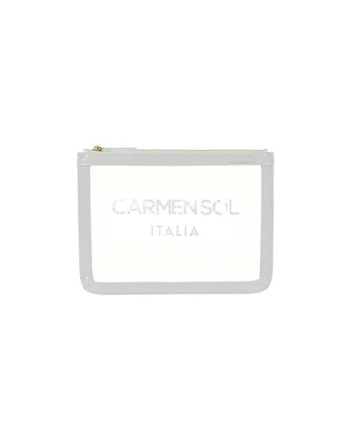 Carmen Sol White Firenze Clear Pochette Clear