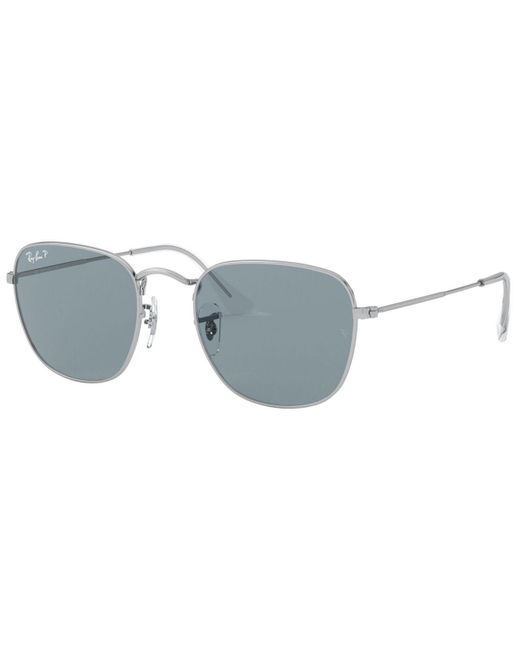 Ray-Ban Blue Frank Polarized Sunglasses, Rb3857 51