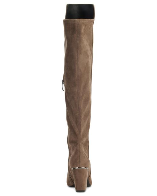 DKNY Cilli Pointedtoe Dress Boots in Brown Lyst