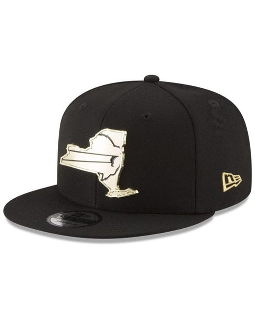 KTZ San Francisco 49ers Metallic Gold 9fifty Snapback Cap in Black for Men