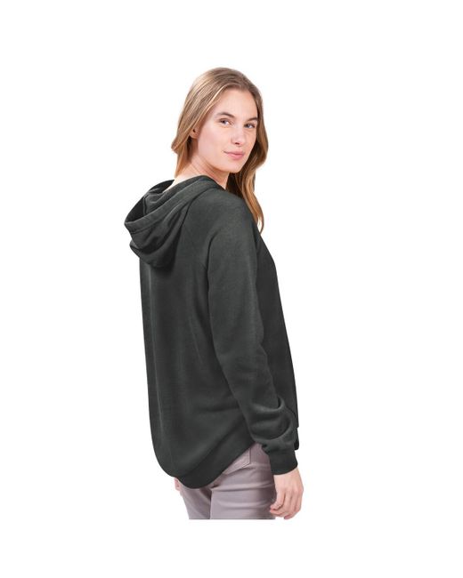 G-III 4Her by Carl Banks Black G-ill 4her By Carl Banks  Chicago Cubs Jordan Angel Raglan Fleece Pullover Hoodie