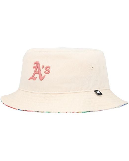 '47 Pink 47 Brand Oakland Athletics Pollinator Bucket Hat