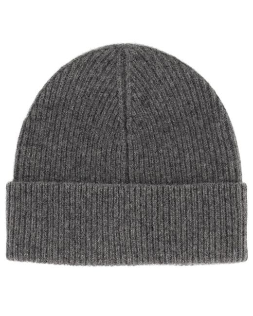 Michael Kors Gray Merino Cuff Hat for men