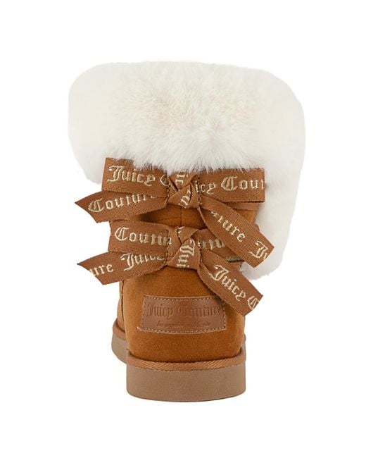 Juicy Couture Brown King Cozy Cold Weather Booties