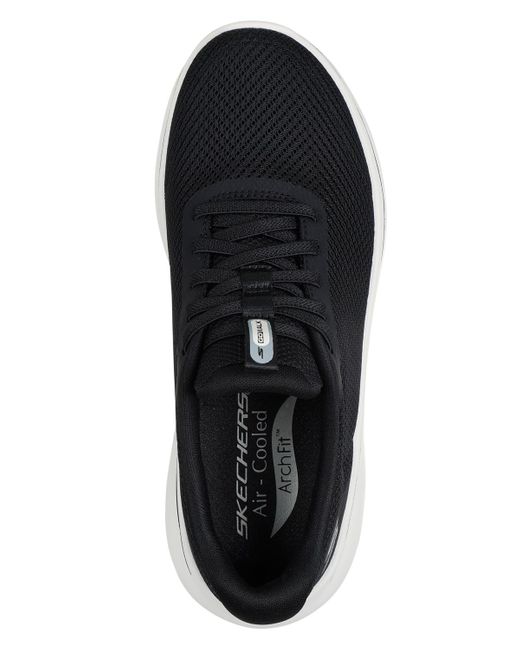 Skechers Black Go Walk Arch Fit N-joy