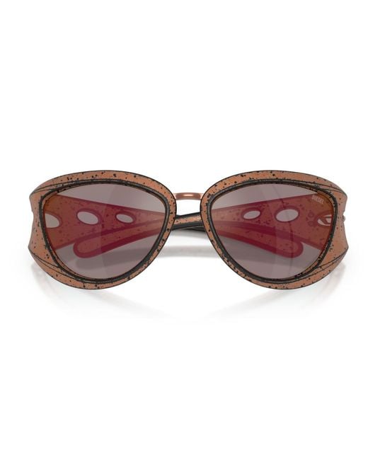 DIESEL Brown Large Sunglasses