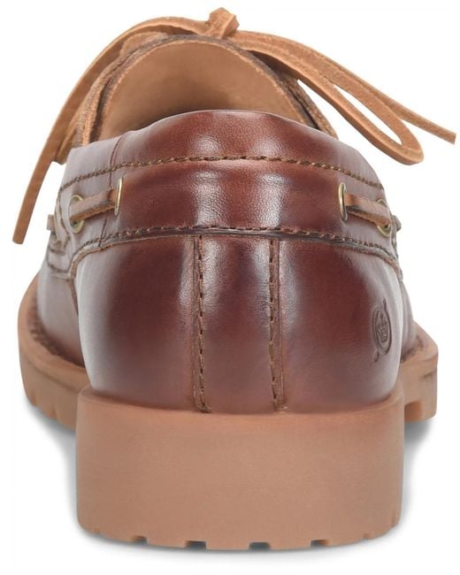 Born Brown Explorer Eye Boat Shoe for men