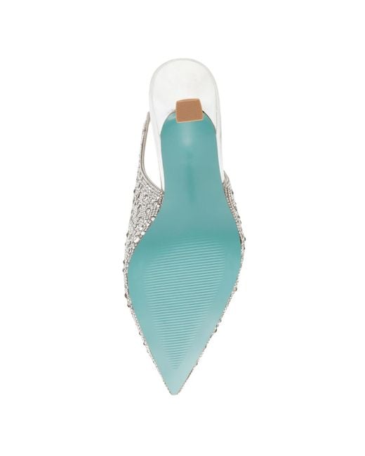 Betsey Johnson White Clark Shoes, Synthetic