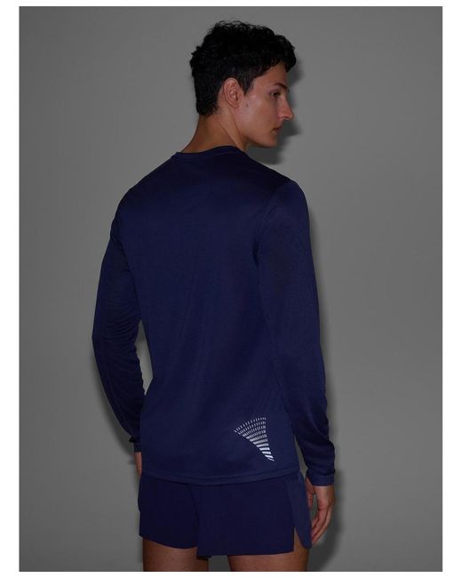 4F Blue Quick-drying Running Longsleeve for men