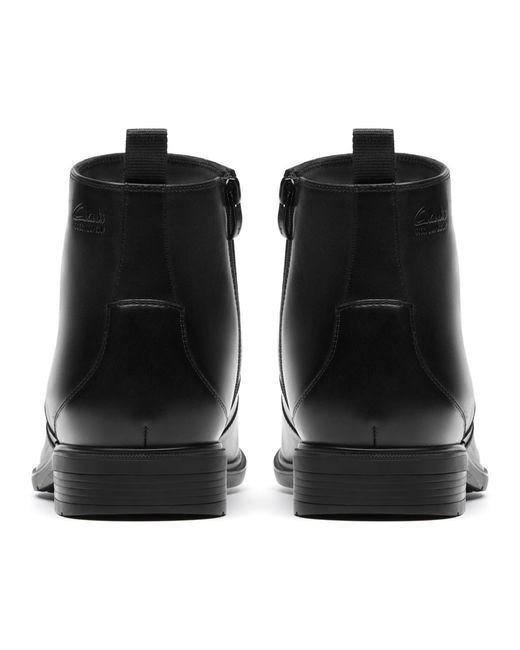 Clarks Black Collection Steadwell Zip Boots for men