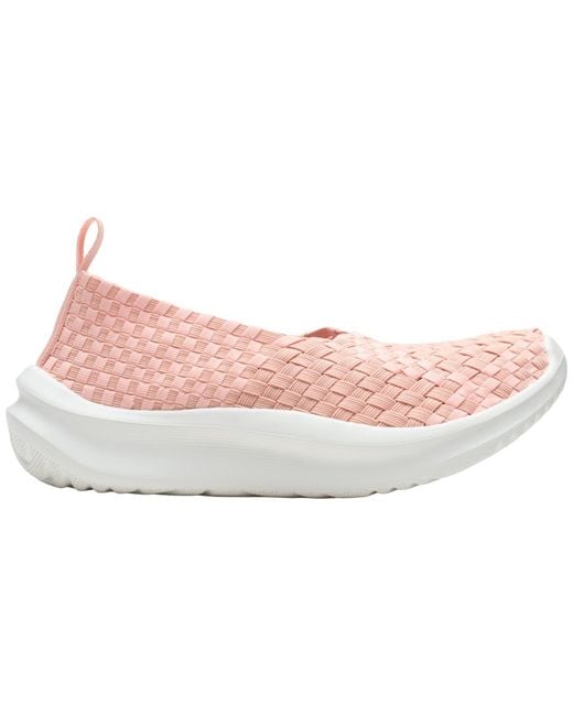 Clarks Pink Cloudsteppers Solevana Weave Slipon