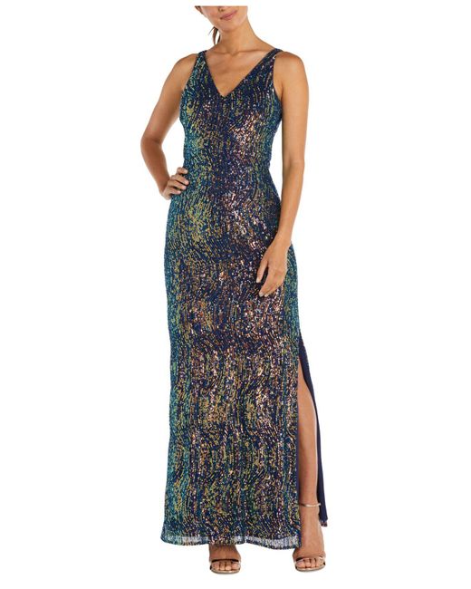 nightway sequin gown