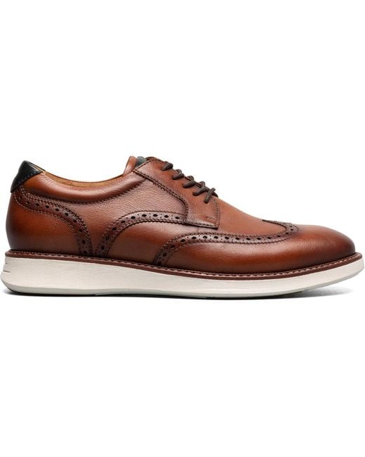 Florsheim Brown Launch Wingtip Oxford for men
