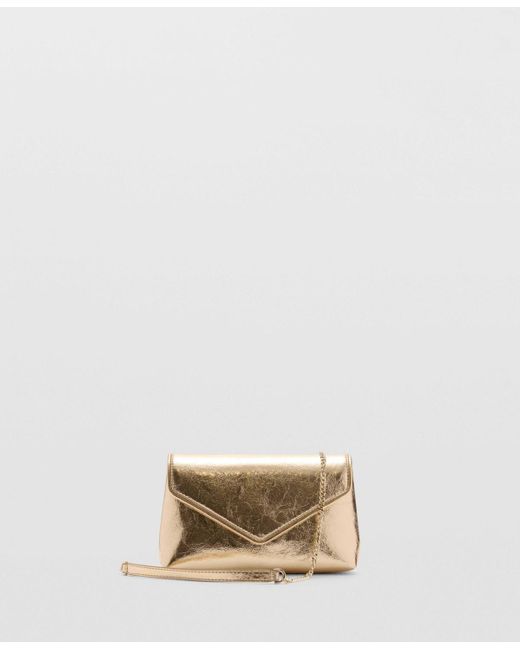 Mango Natural Flap Chain Bag