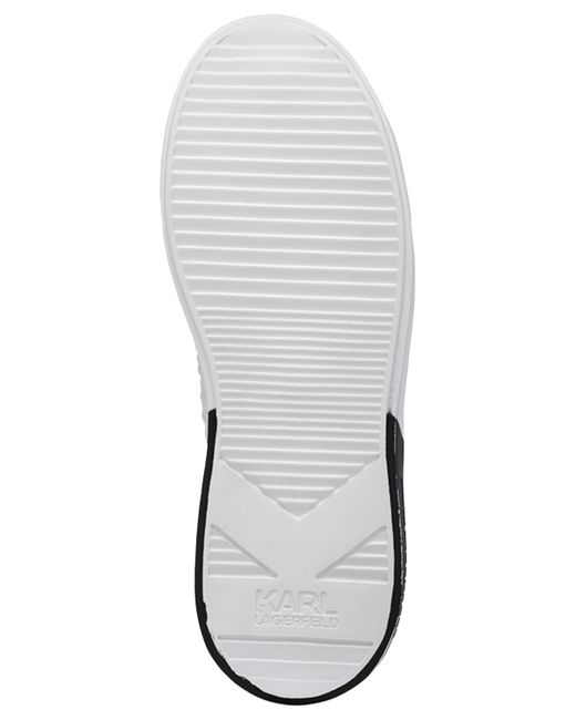 Karl Lagerfeld Metallic Side Embossed Logo Sneakers for men