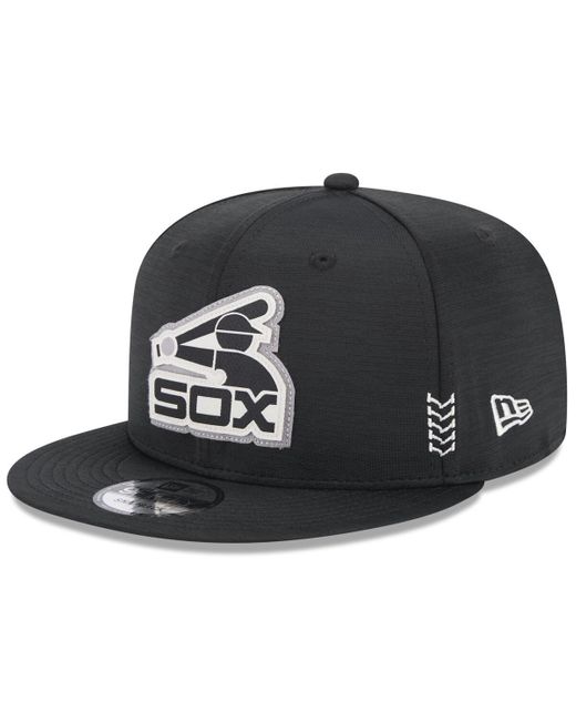 KTZ Black Chicago White Sox 2024 Clubhouse 9fifty Snapback Hat for men