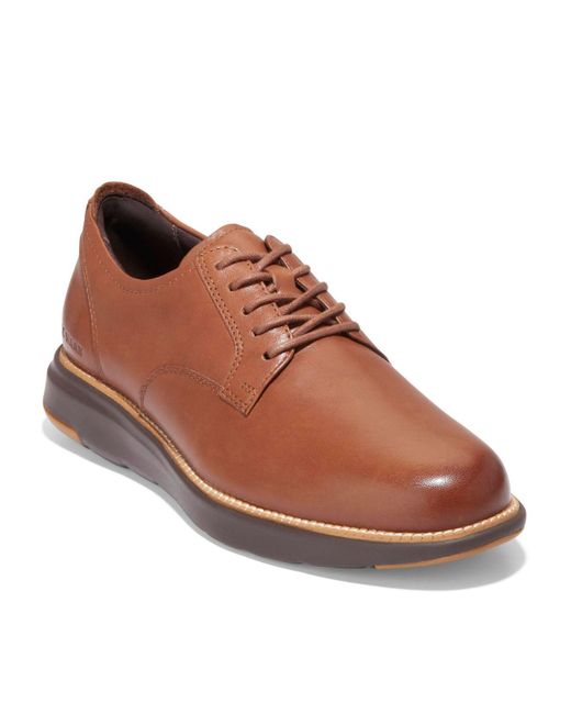 Cole Haan Grand Atlantic Oxfords in Brown for Men Lyst