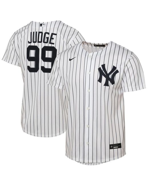 Nike White Big Boys And Girls Aaron Judge New York Yankees Home Replica Player Jersey for men
