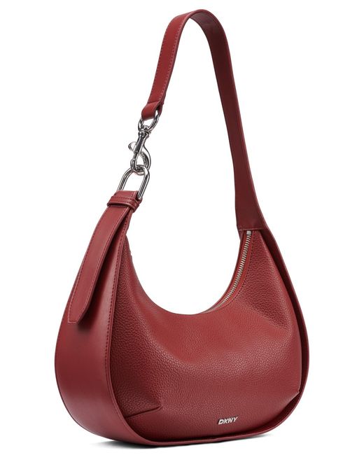 DKNY Red Thyme Medium Hobo Bag