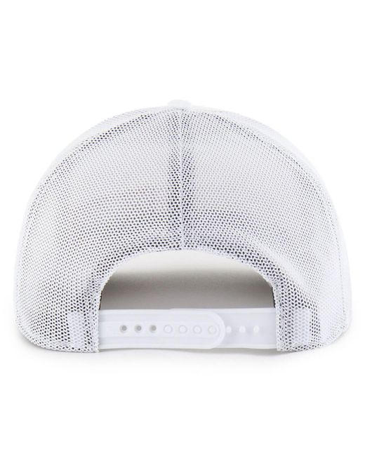 '47 White Minnesota Twins Rangefinder Brrr Trucker Adjustable Hat for men
