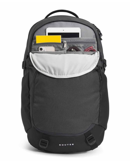 The North Face Gray Router Backpacks Messengers for men
