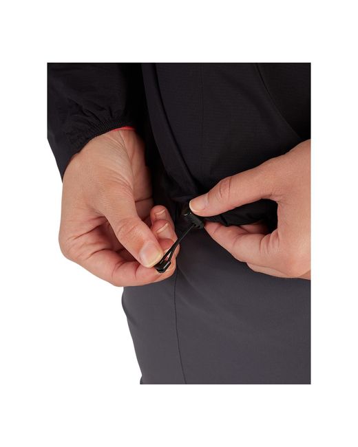 Marmot Black Superalloy Packable Rain Jacket