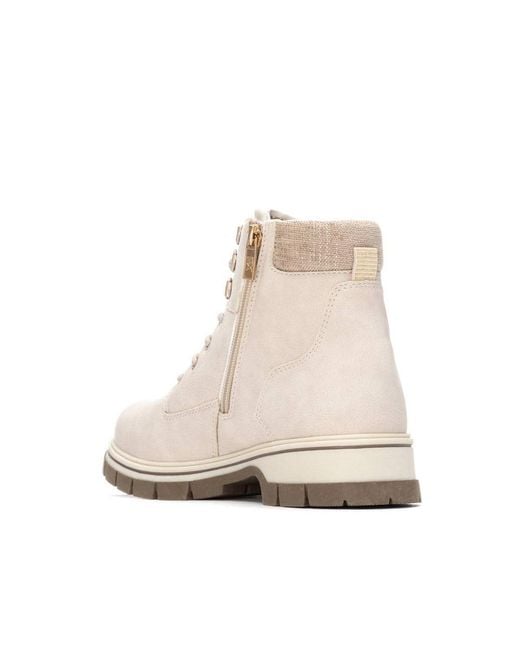 Xti Natural Ankle Combat Booties