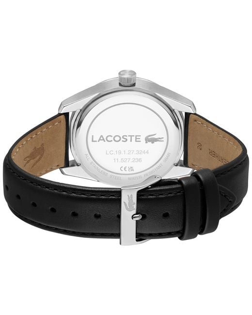 Lacoste Green Boston Leather Strap Watch for men