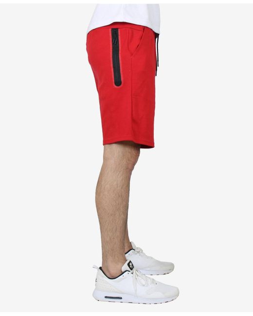 Wicked Stitch Red Tech Performance Shorts for men