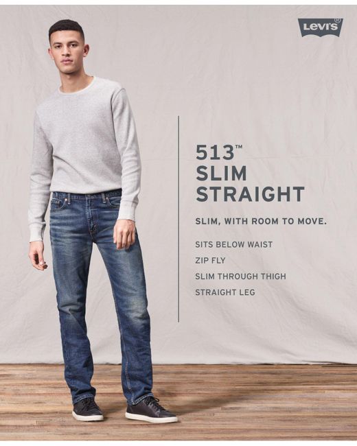 levi's slim straight fit jeans