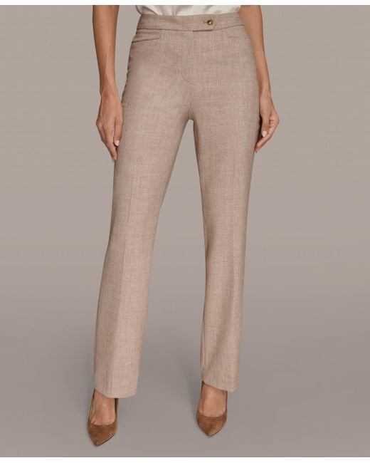 Donna Karan Natural Straight Leg Pants