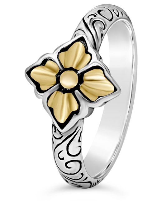 DEVATA White Maple Leaf Ring