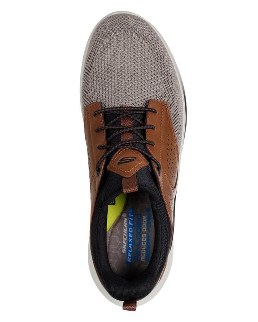 Skechers Brown Relaxed Fit: Slade for men