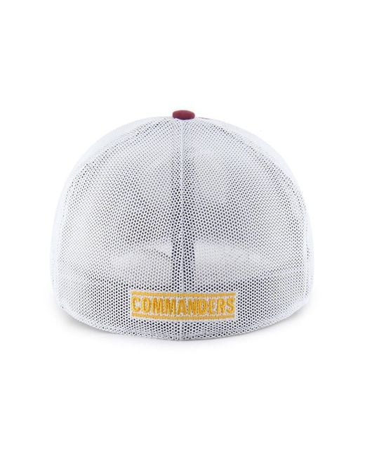 '47 Red Washington Commanders Disclose Trophy Flex Hat for men