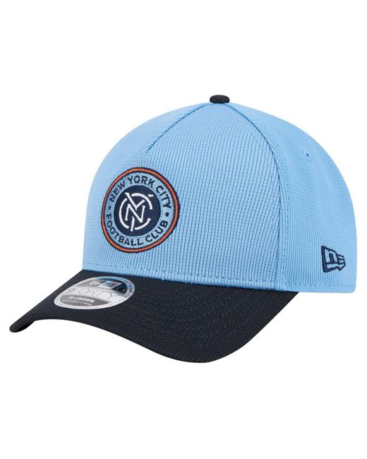 KTZ Blue New York City Fc 2025 Jersey Hook 9forty M-crown Adjustable Hat for men