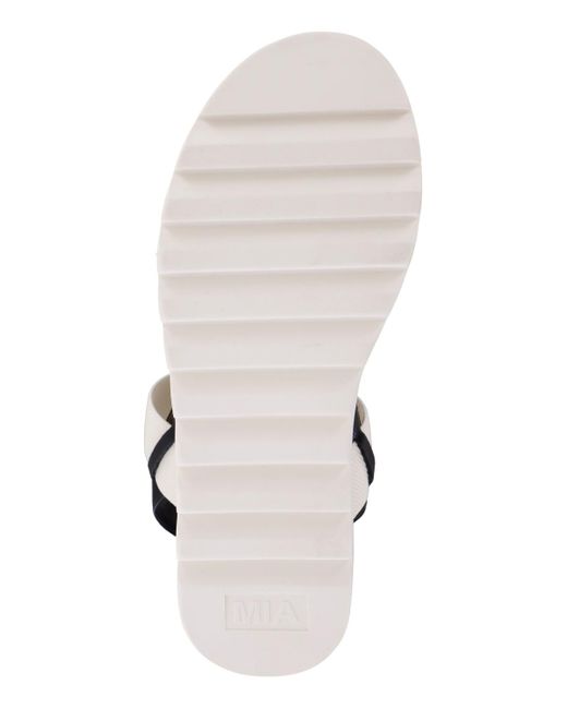MIA Black Jene Platform Sandals