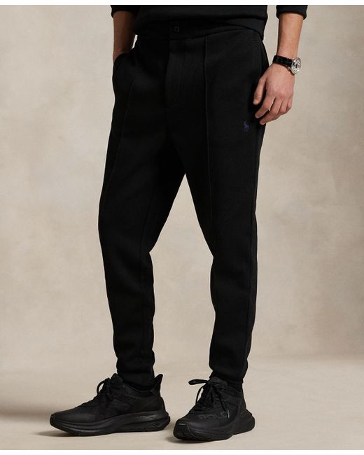 Polo Ralph Lauren Men's Black Double-knit jogger Pants